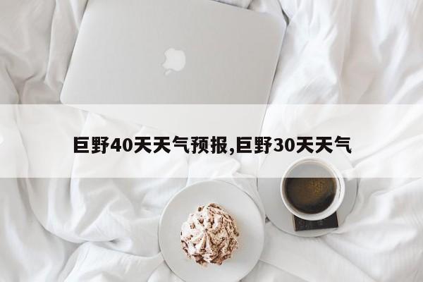 巨野40天天气预报,巨野30天天气 第1张