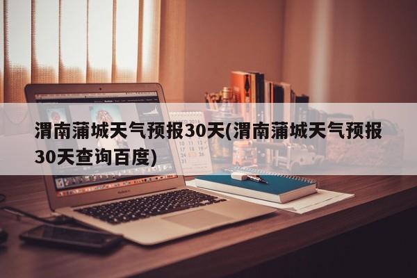 渭南蒲城天气预报30天(渭南蒲城天气预报30天查询百度) 第1张